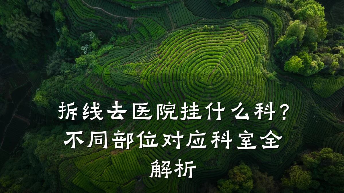 拆线去医院挂什么科？不同部位对应科室全解析