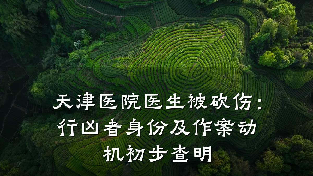 天津医院医生被砍伤:行凶者身份及作案动机初步查明
